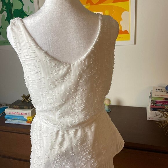 Anthropologie VACAY XL Tie Wrap Top White - Picture 5 of 6